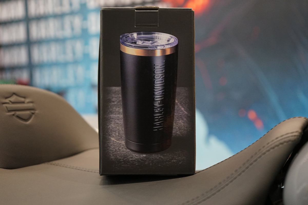 Harley-Davidson Embossed Travel Mug