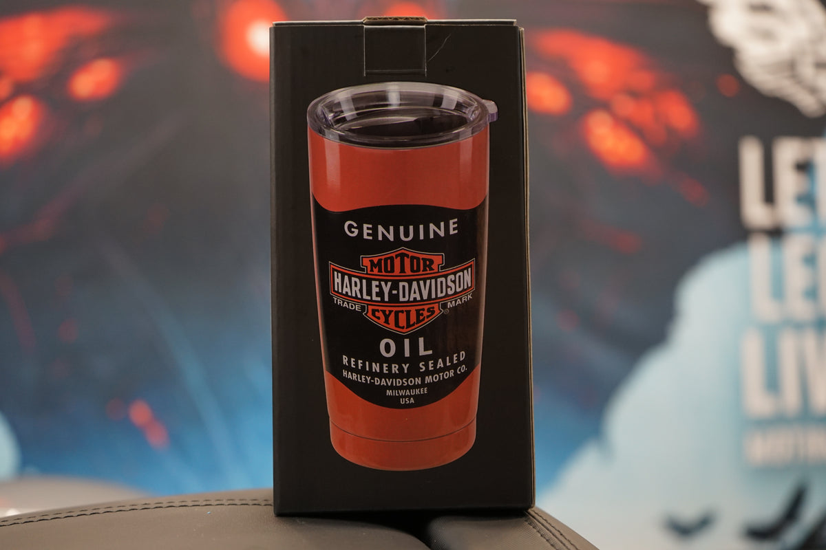 Harley-Davidson Oil Can Travel Mug