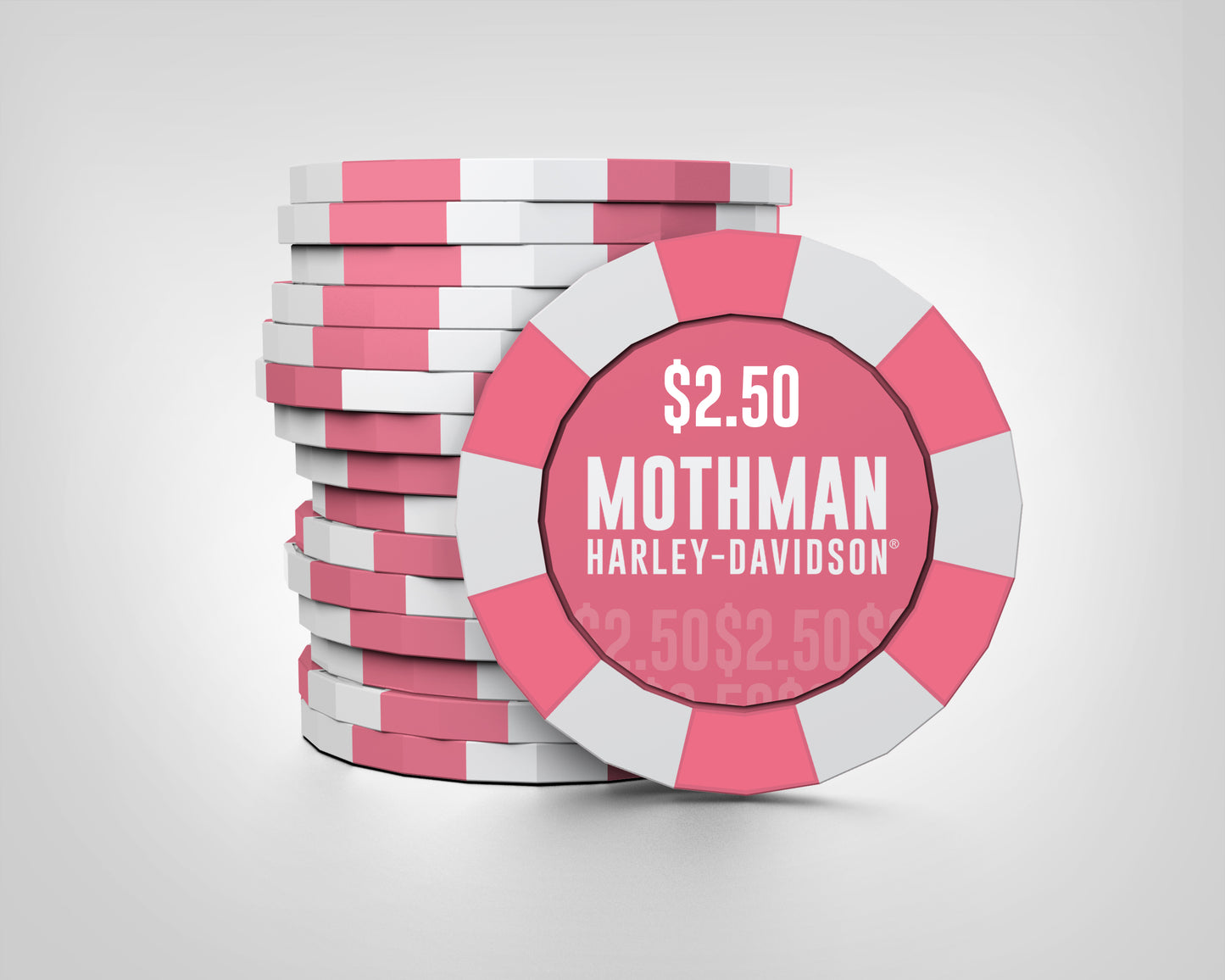 Mothman We Ride Pink Token