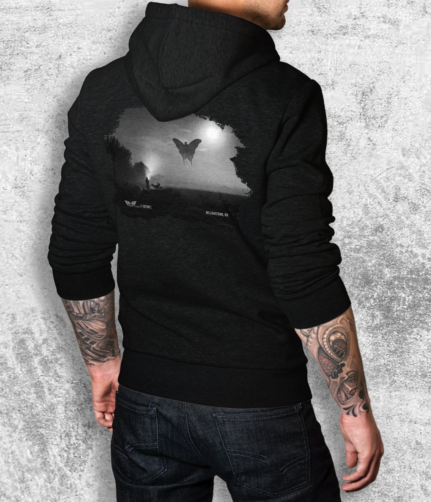 Men's Mothman Hooded Sweatshirt