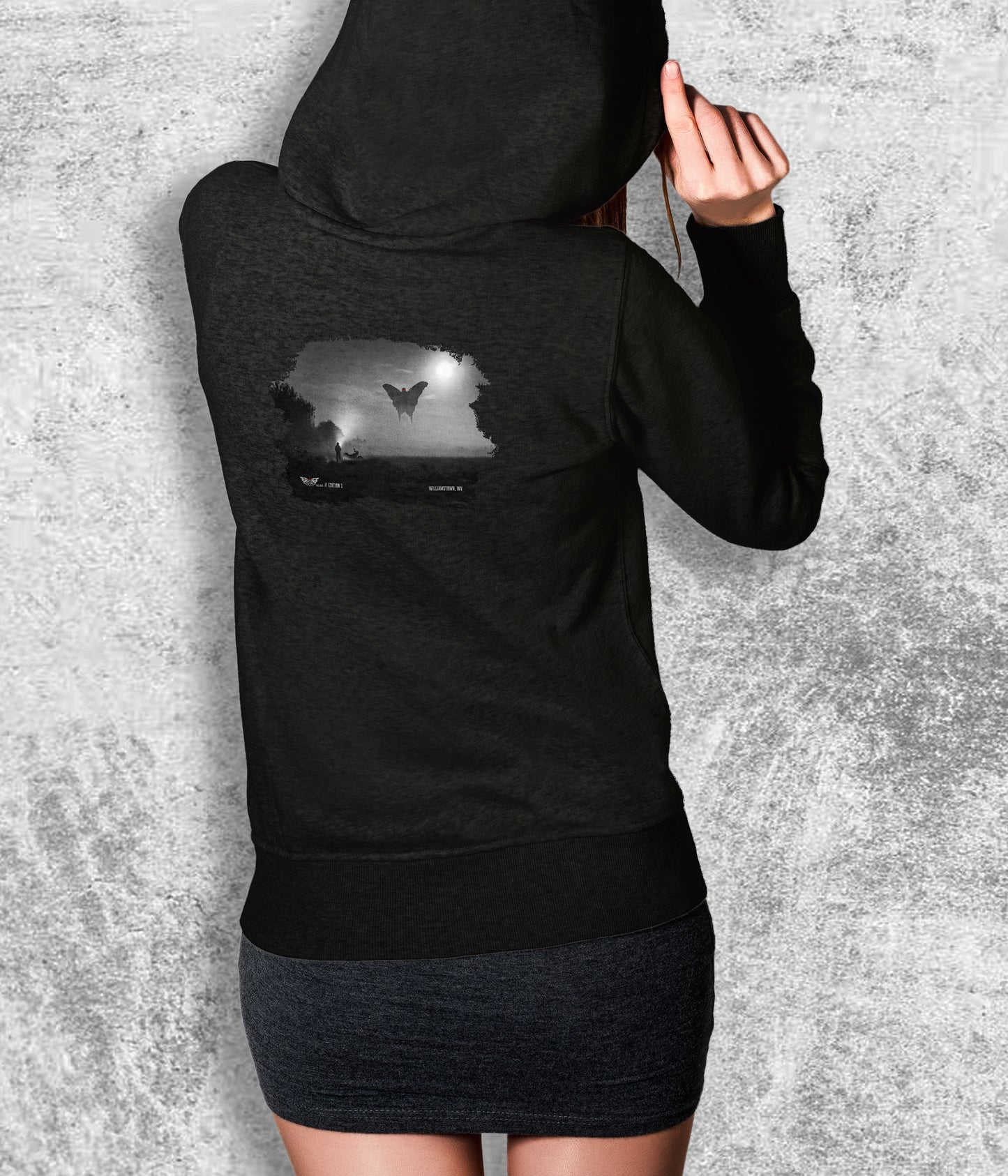 Women's Mothman Hooded Sweatshirt