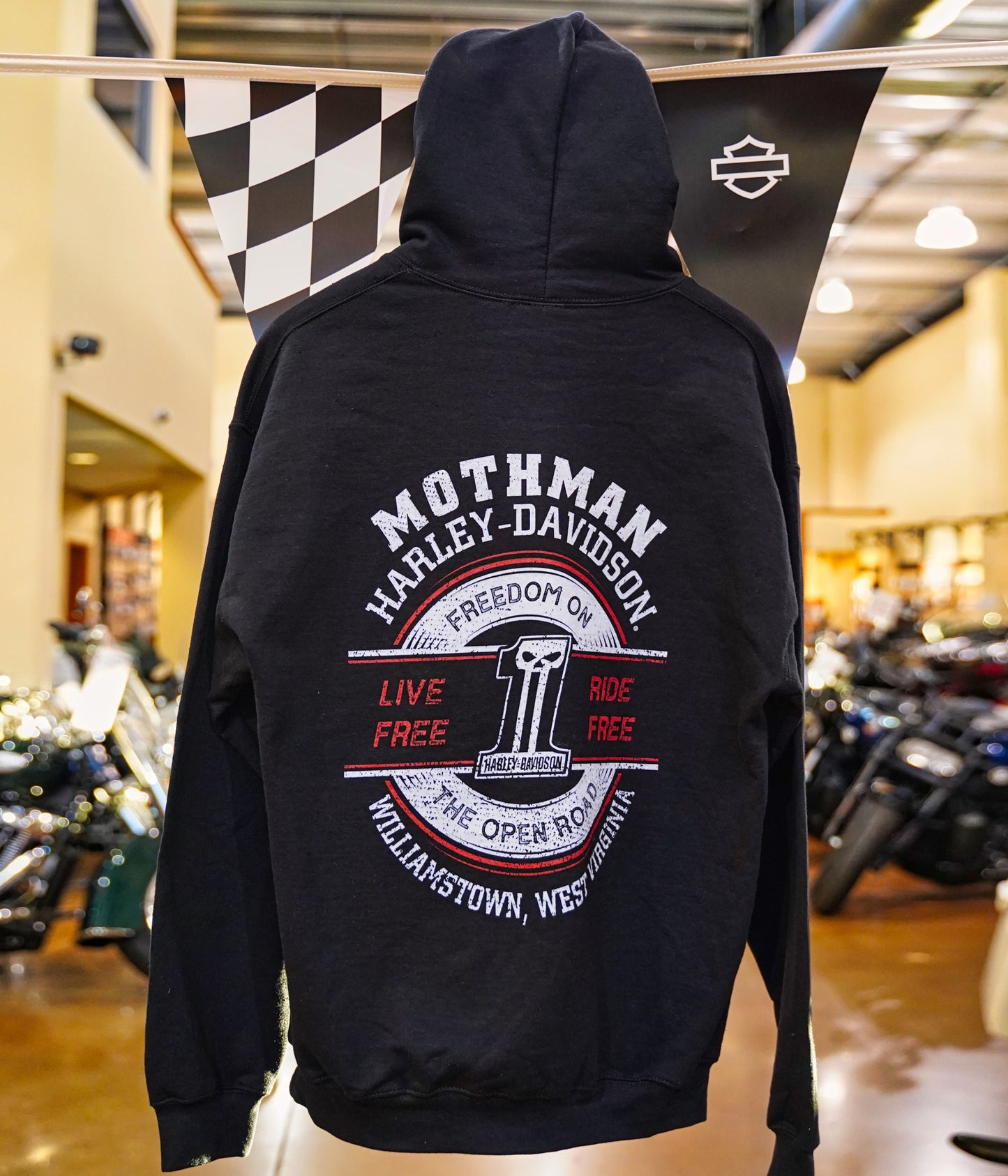 Men's Semi-Custom Mothman Hooded Sweatshirt