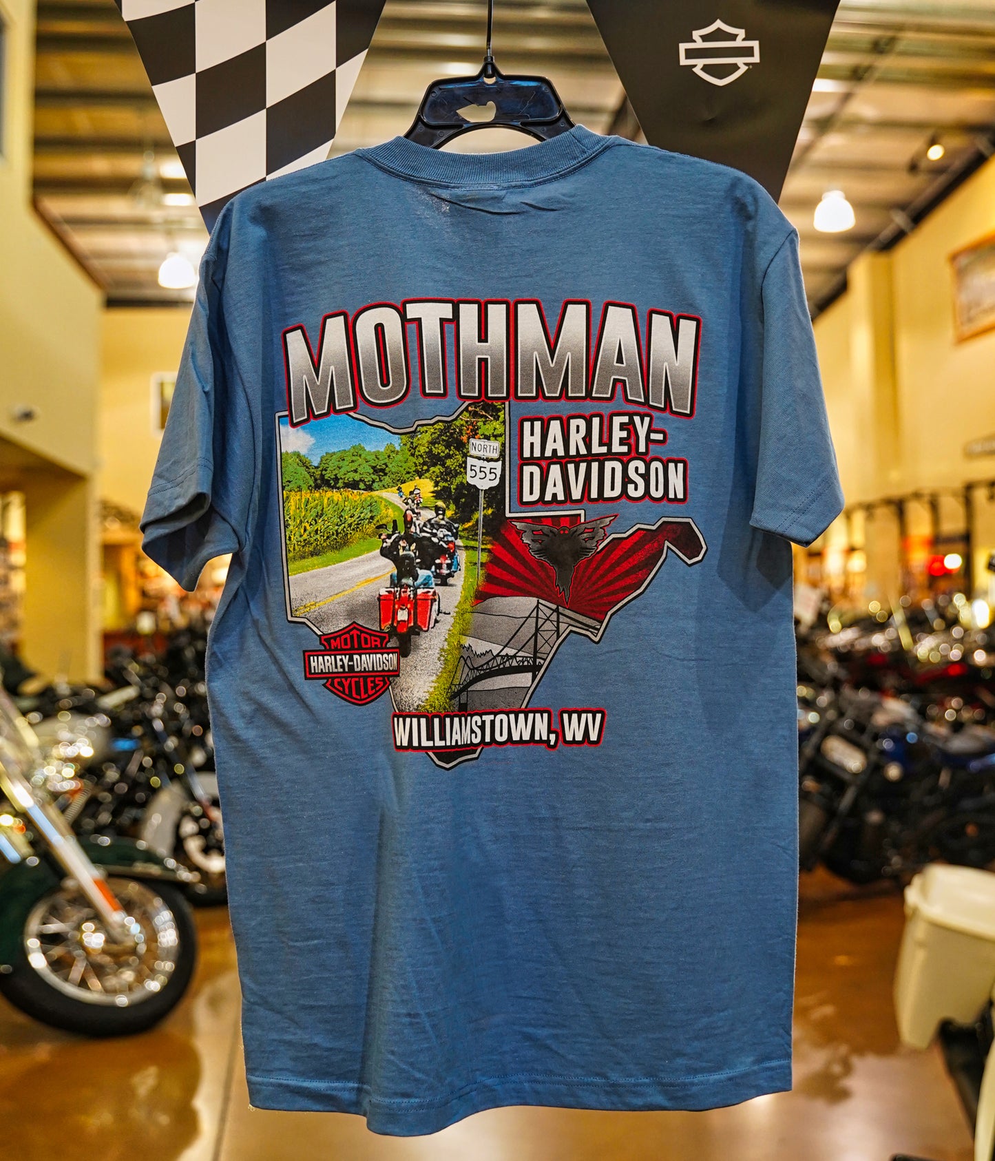 Men's OH - WV 555 Mothman Full Custom T-Shirt