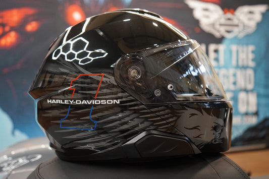 Harley-Davidson H-D Liberty Eagle Capstone Sun Shield III H35 Modular Helmet