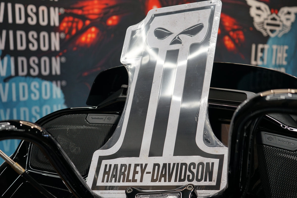Harley-Davidson #1 Skull Tin Sign