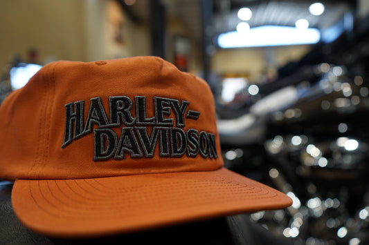 RUSTIC ORANGE H-D LOGO