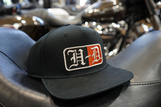 HD FLAT BILL BLACK OLD ENGLISH