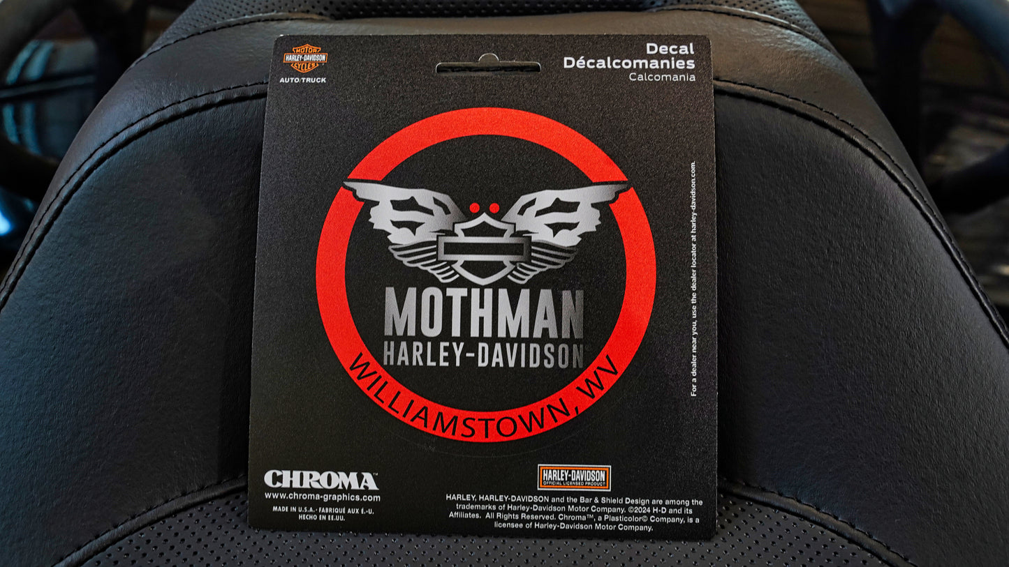 Mothman Harley-Davidson Decal