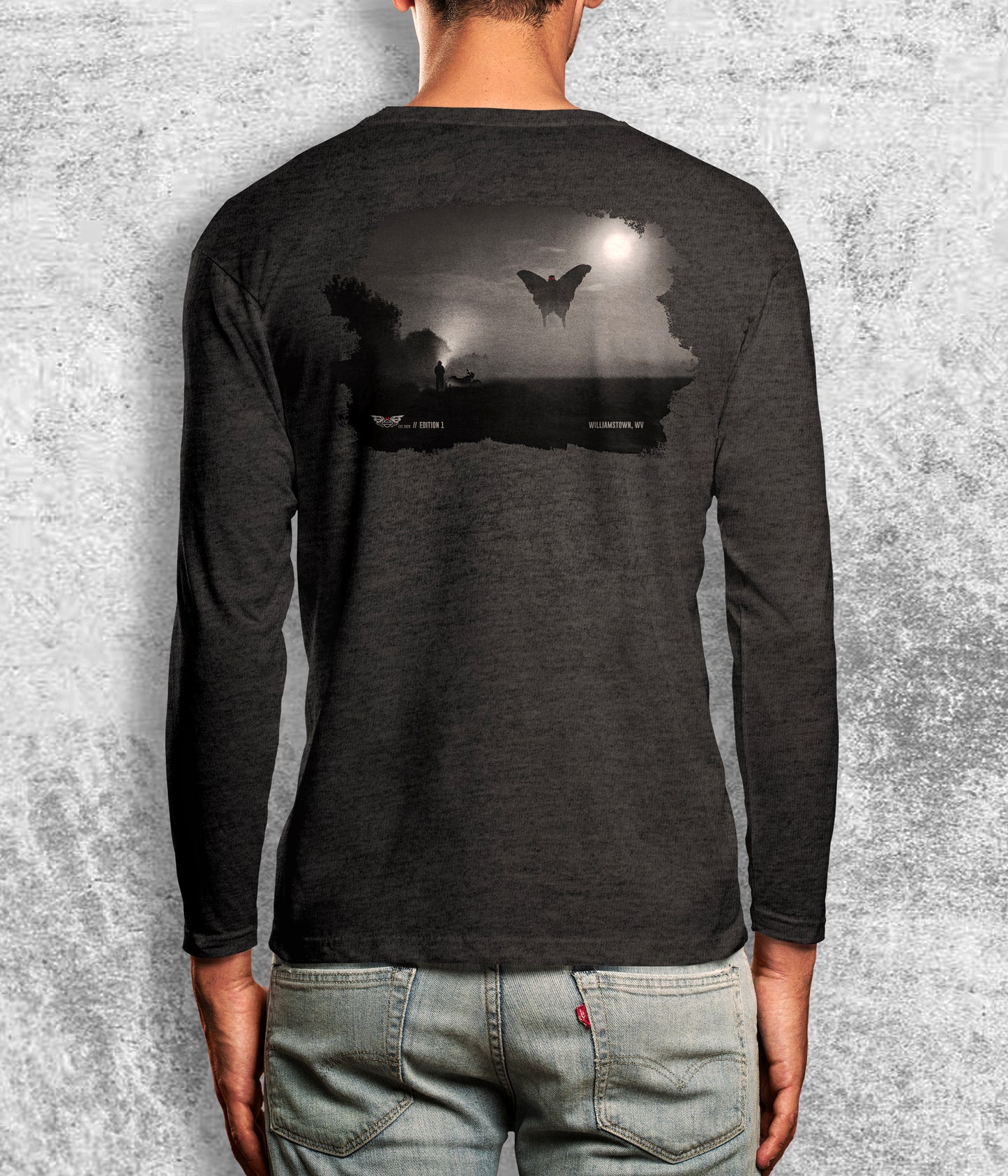 Men’s Mothman Long Sleeve Shirt