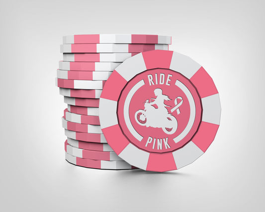 Mothman We Ride Pink Token